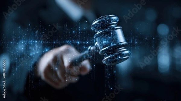 Obraz Legal digital decision