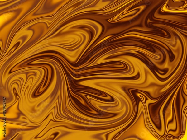 Obraz abstract golden liquid  background