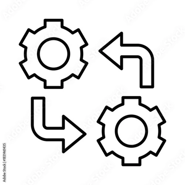 Fototapeta operation icon