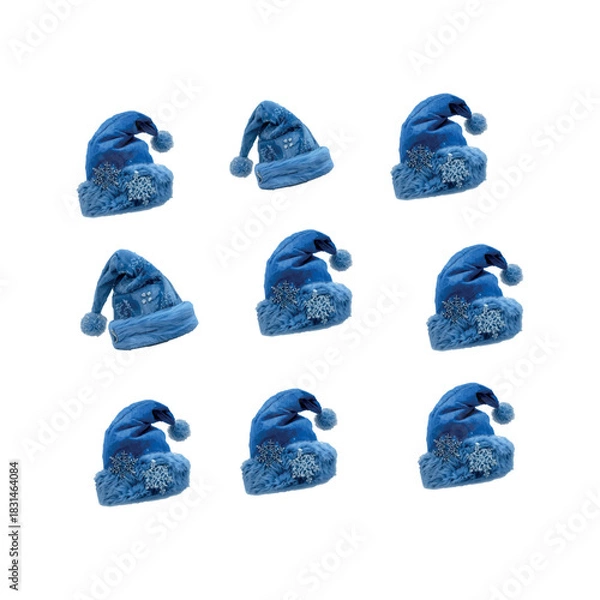 Obraz blue cap isolated on white