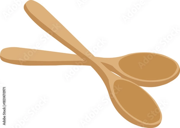 Obraz Wooden spoon.eps