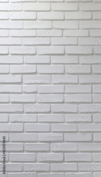 Fototapeta white brick wall texture
