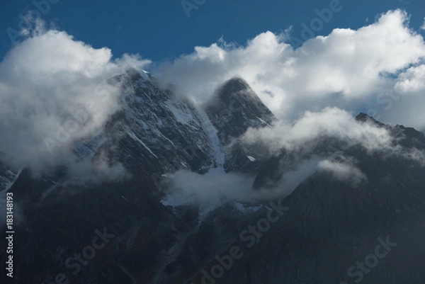 Fototapeta Everest 's Eastern face cloud