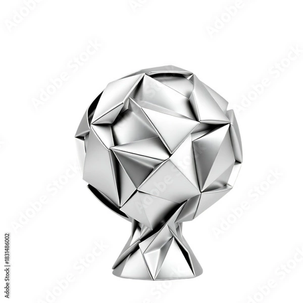 Fototapeta Silver geometric 