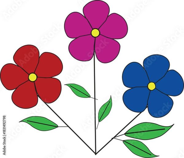 Fototapeta flower vector