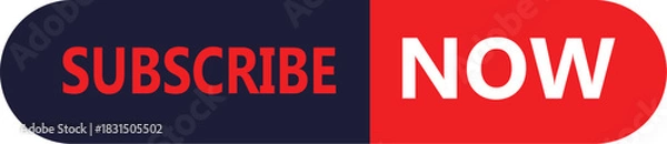 Obraz unique subscribe icon design