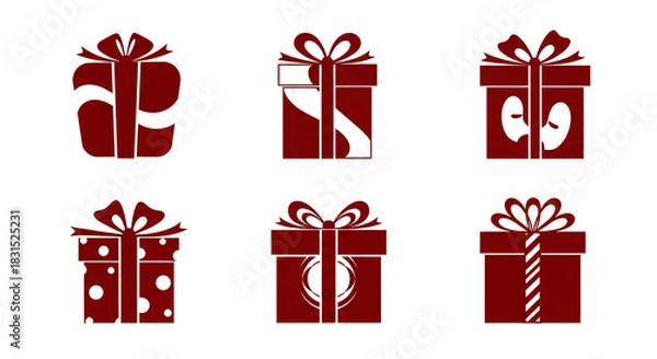 Obraz Festive Christmas Elements Collection.