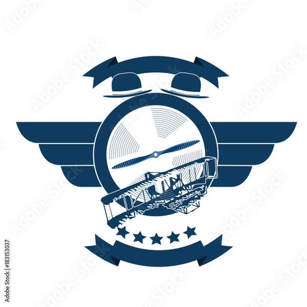 Obraz Avia_retro_badge