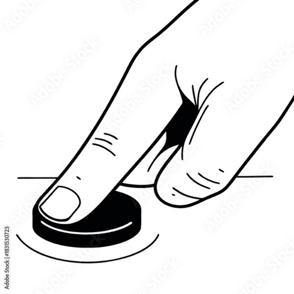 Obraz smoking cigarette vector illustration