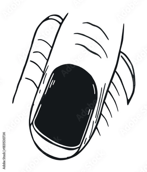 Obraz black and white pencil