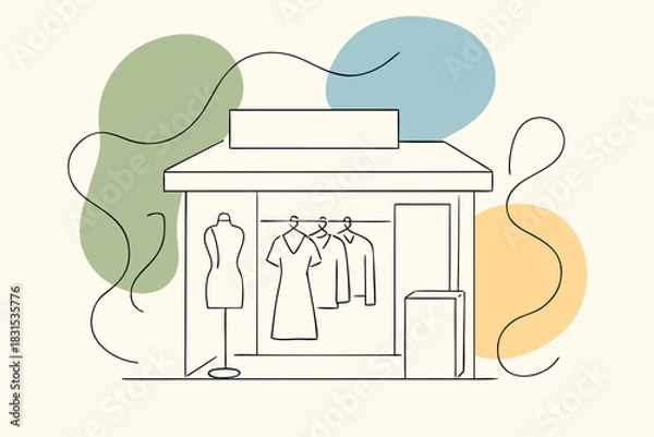 Fototapeta Smart Device for Digital Communication & Mobile Phone with Touchscreen Interface