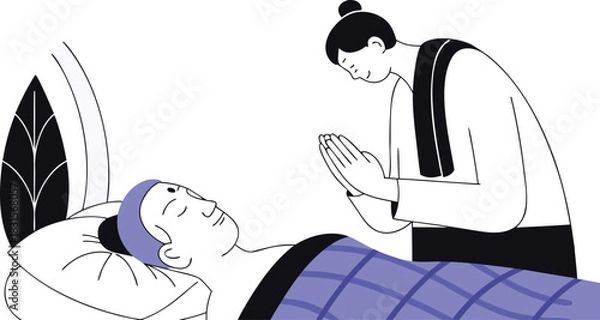 Fototapeta Abstract geometric shapes vector design isolated on transparent background