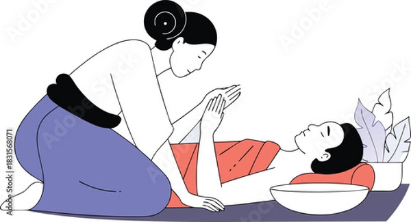 Fototapeta Abstract geometric shape design isolated on transparent background