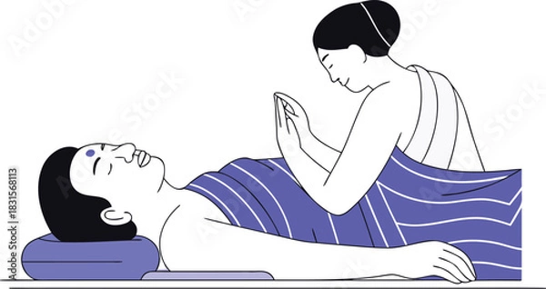 Fototapeta Abstract geometric shape isolated on transparent background