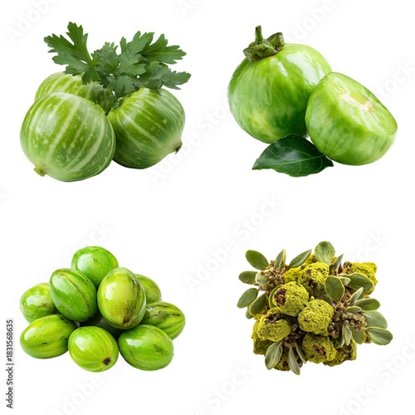 Obraz  malta green food isolated on with white background
