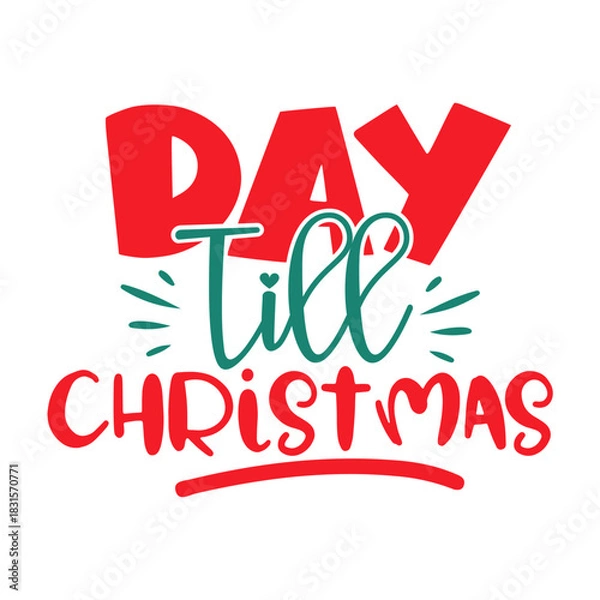 Obraz christmas sticker svg 