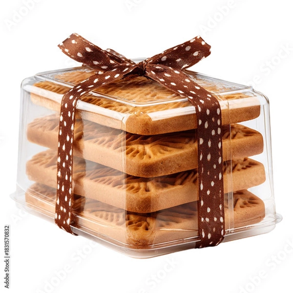 Obraz Packaged Biscuits, transparent isolated on with white background(3)