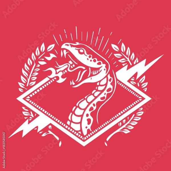 Fototapeta Lightning Snake