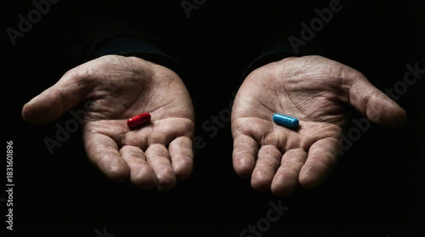 Fototapeta Red Pill Blue Pill