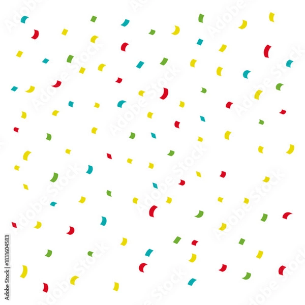 Obraz colorful seamless falling paper confetti background