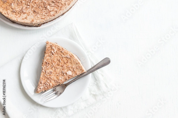 Fototapeta Chocolate cheesecake