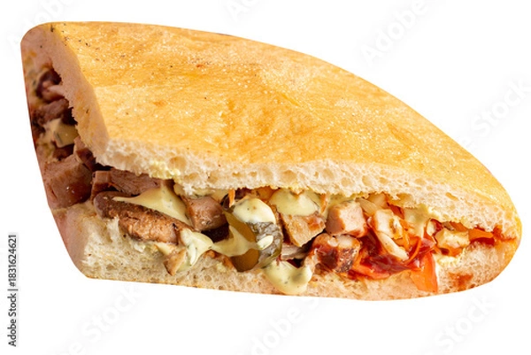 Obraz Dener with meat and vegetables