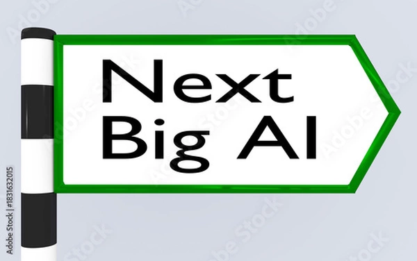 Fototapeta Next Big AI concept