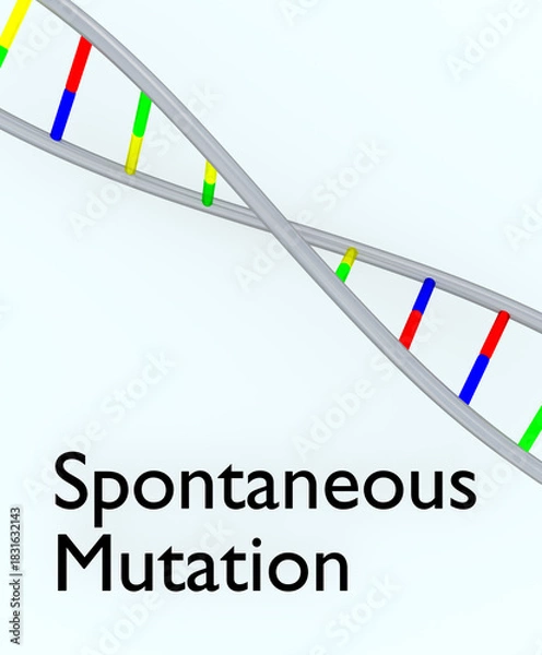 Fototapeta Spontaneous Mutation concept