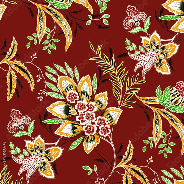 Obraz seamless pattern with flowers