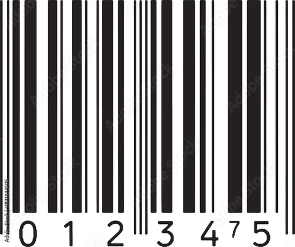 Fototapeta Abstract geometric composition with color gradients and text elements