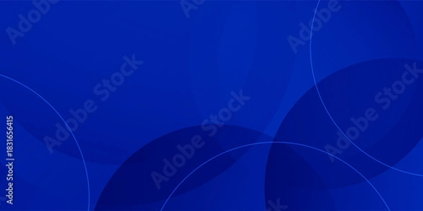 Fototapeta Blue abstract background. blue gradient vanishing circles. Vector abstract modern graphic design