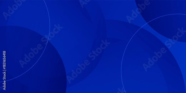 Fototapeta Blue abstract background. blue gradient vanishing circles. Vector abstract modern graphic design