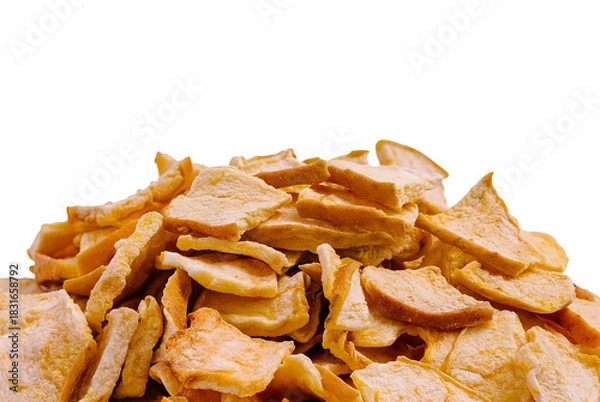 Fototapeta A generous stack of dried fruit slices displayed prominently