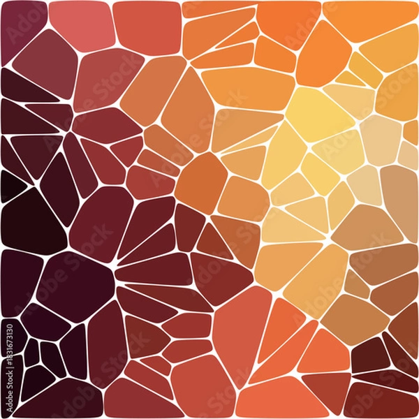 Fototapeta Geometric background consisting of color pebbles. polygonal style. eps 10