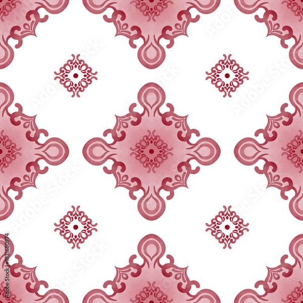 Fototapeta seamless pattern with hearts