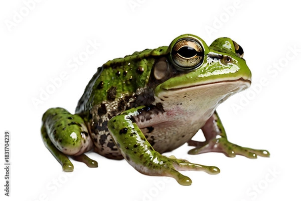 Obraz Frog Isolated White Background ,Transparent PNG