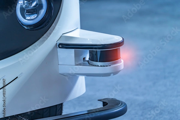 Obraz high definition Lidar for self driving car sensor seen