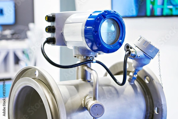 Fototapeta Ultrasonic flowmeter for natural gas