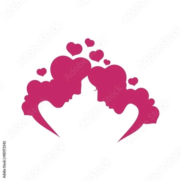 Fototapeta парень и девушка