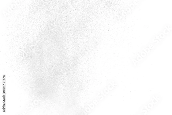Obraz a white flying snow on the transparent background