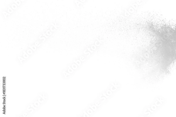 Obraz a white flying snow on the transparent background