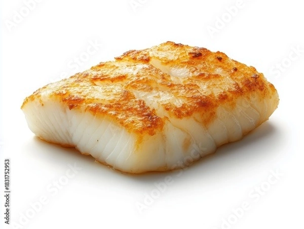 Obraz Deliciously grilled cod fish fillet.