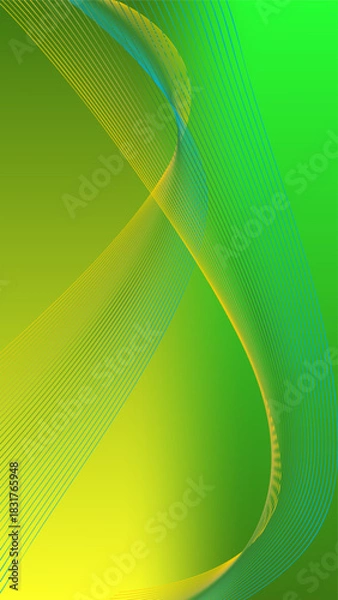 Obraz abstract green background with lines
