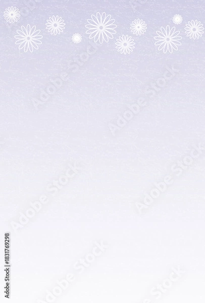 Obraz 喪中はがき〈キク〉　B-1