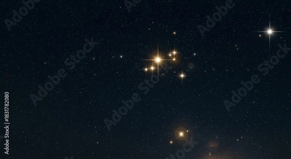 Obraz falling stars loop