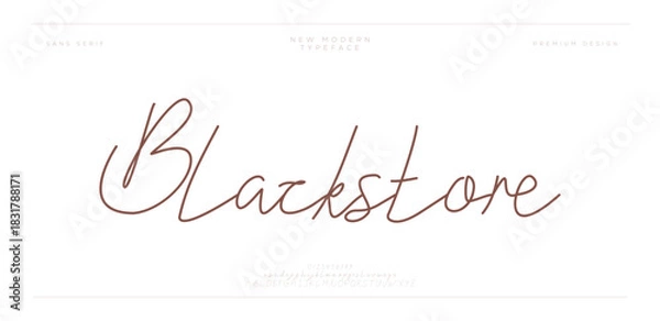 Fototapeta Typography technology electronic future creative font. Alphabet designs fonts set a to z. Decorative rounded fonts typeface.