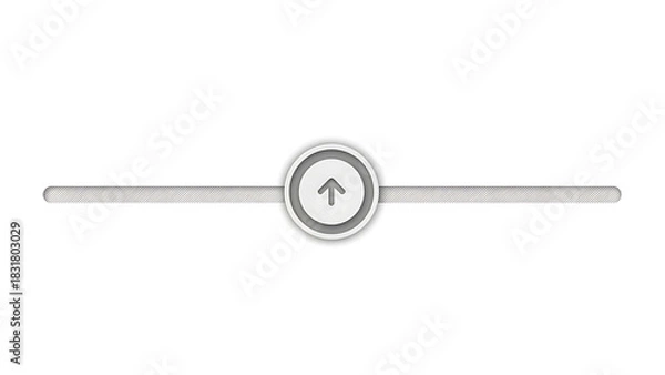 Obraz Minimalist arrow navigation element for web design and user interface