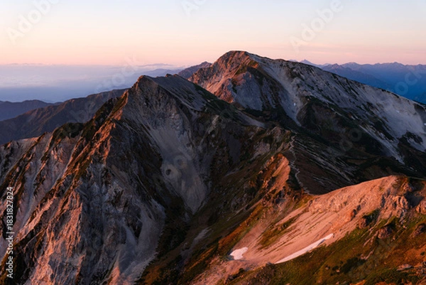 Obraz 日本の山岳風景
