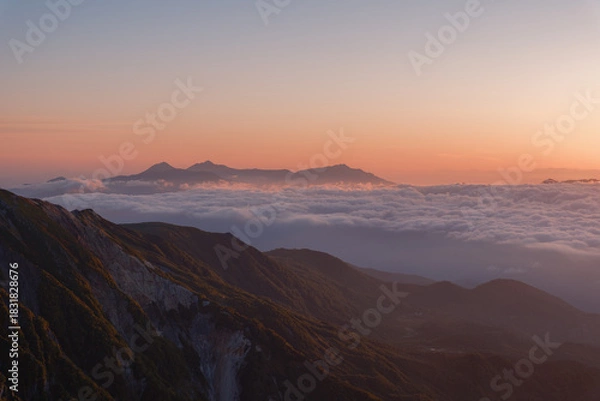 Obraz 日本の山岳風景