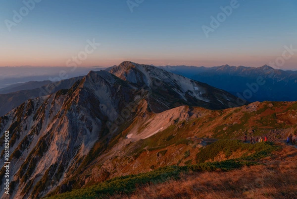 Obraz 日本の山岳風景